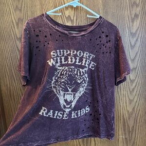 Support Wildlife Women’s T-Shirt - Purple